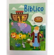 Livro de Colorir com Adesivos - Bíblico Noé Livro de Colorir com Adesivos - Bíblico Noé