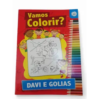 Vamos Colorir? - Davi e Golias