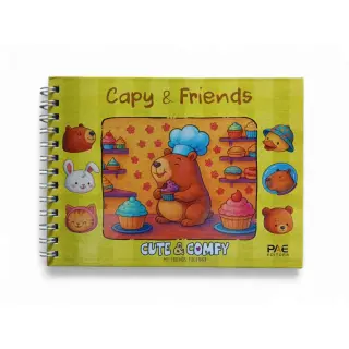 Capy & Friends - Livro de Colorir Amarelo Capy & Friends - Livro de Colorir Amarelo