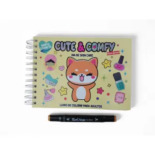Cute &Comfy - Dia de Skin Care/ Livro de Colorir