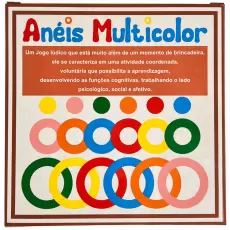 Anéis Multicolor- BrinqMutti (Ref: 104)