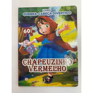 Livro Quebra-Cabeça Divertido -  Chapeuzinho Vermelho