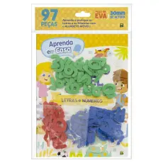 APRENDA EM CASA ALFABETO MOVEL-LETRAS E NUMEROS