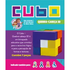 CUBO - QUEBRA-CABEÇA 3D