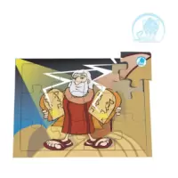 QUEBRA-CABEÇA MOISÉS E OS 10 MANDAMENTOS - Simque (Ref 463)