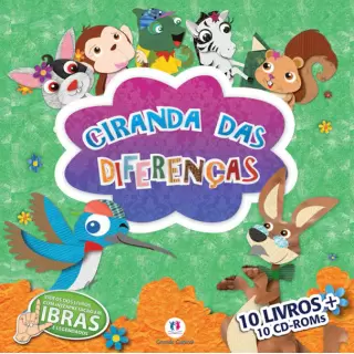 CIRANDA DAS DIFERENÇAS VOL 02 - 10 LIVROS + 10 CD-ROMs