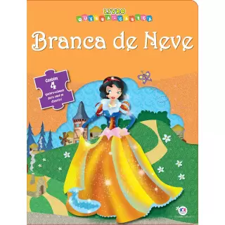 BRANCA DE NEVE - CONTÉM 4 QUEBRA-CABEÇAS