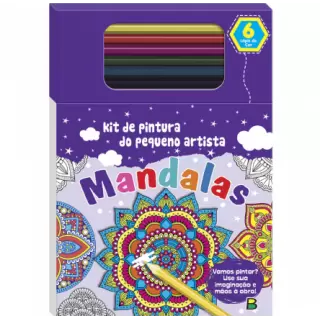 Kit de Pintura do Pequeno Artista: Mandalas