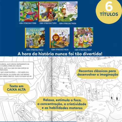 Contos Clássicos para Colorir: Rei Leão Todolivro - Pedagógica