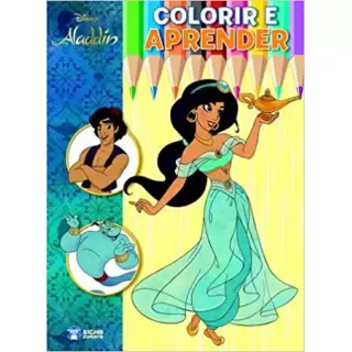 ALADDIN - COLORIR E APRENDER DISNEY