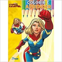 CAPITÃ MARVEL - COLORIR E APRENDER MARVEL