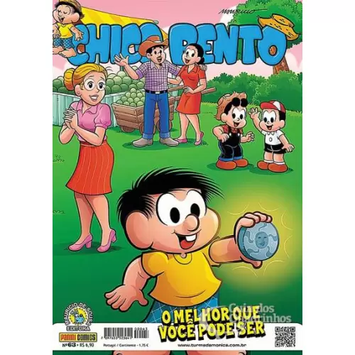 TURMA DA MONICA LER E COLORIR - CHICO BENTO - Raul Livros