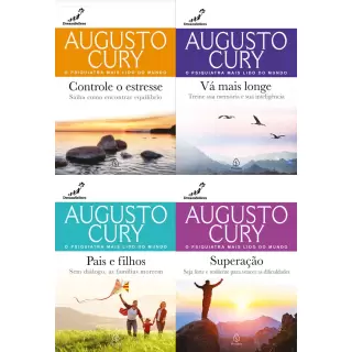 Augusto Cury - Coleção com 4 Livros (Coleção 01)