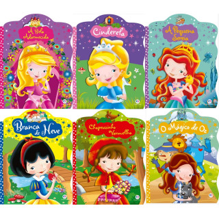 Clássicos Recortados: Meninas - Coleção com 6 Livros Clássicos Recortados: Meninas - Coleção com 6 Livros