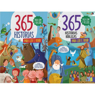 365 Histórias Para Ler e Ouvir - Coleção com 2 Livros