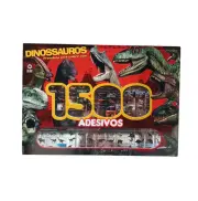 1500 Adesivos - Dinossauros- Livro de Colorir 1500 Adesivos - Dinossauros- Livro de Colorir