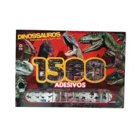 1500 Adesivos - Dinossauros- Livro de Colorir