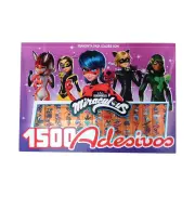 1500 Adesivos - Miraculous - Livro de Colorir 1500 Adesivos - Miraculous - Livro de Colorir