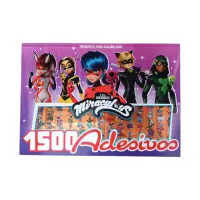 1500 Adesivos - Miraculous - Livro de Colorir 1500 Adesivos - Miraculous - Livro de Colorir