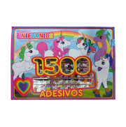 1500 Adesivos - Unicórnios - Livro de Colorir 1500 Adesivos - Unicórnios - Livro de Colorir