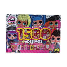 1500 Adesivos - L.O.L OMG - Livro de Colorir 1500 Adesivos - L.O.L OMG - Livro de Colorir