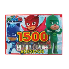 1500 Adesivos - PJ Masks - Livro de Colorir 1500 Adesivos - PJ Masks - Livro de Colorir