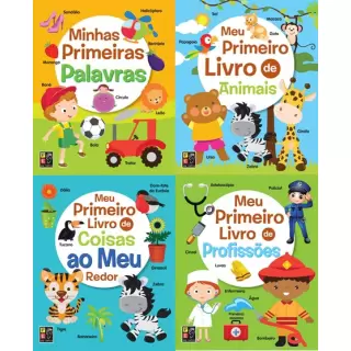 Meu Primeiro Livro - Coleção com 4 Livros