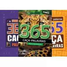 365 Caça-Palavras - Coleção com 3 Livros 