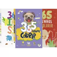 365 Desenhos Para Colorir - Coleção com 3 Livros 