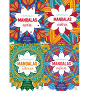 Livro de Colorir Arteterapia Mandalas - Col. 4 Volumes