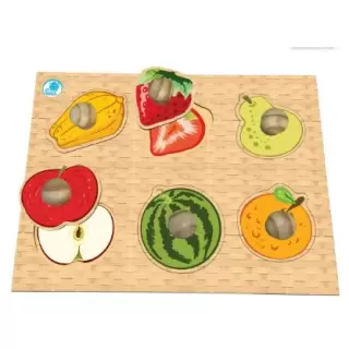 QUEBRA-CABEÇA PINÃO: FRUTAS - Simque (Ref 737)