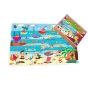 QUEBRA-CABEÇA GIGANTE PRAIA C/ 12 PEÇAS - Simque (Ref 614)