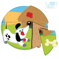 Quebra-Cabeça Infantil Liso 10 Jogos - Simque - Quebra-Cabeça