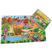 QUEBRA-CABEÇA GIGANTE DINOSSAURO C/12 PÇS - Simque (Ref 615)