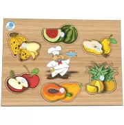 QUEBRA-CABEÇA COM PINOS: SALADA DE FRUTAS - Simque (Ref 641)