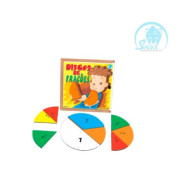DISCO DE FRAÇÕES - COM 24 PEÇAS