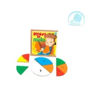 DISCO DE FRAÇÕES - COM 24 PEÇAS DISCO DE FRAÇÕES - COM 24 PEÇAS