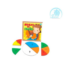 DISCO DE FRAÇÕES - COM 24 PEÇAS DISCO DE FRAÇÕES - COM 24 PEÇAS