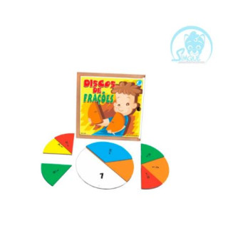 DISCO DE FRAÇÕES - COM 24 PEÇAS DISCO DE FRAÇÕES - COM 24 PEÇAS