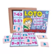 LOTO ARITMÉTICO COM 40 PEÇAS - Simque (Ref 288) LOTO ARITMÉTICO COM 40 PEÇAS - Simque (Ref 288)