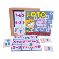 LOTO ARITMÉTICO COM 40 PEÇAS - Simque (Ref 288) LOTO ARITMÉTICO COM 40 PEÇAS - Simque (Ref 288)