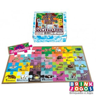 ABC DOS ANIMAIS CAIXA CARTONADA - Simque (Ref 623)