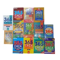 Kit Caça Palavras - Com 4 Modelos Diferentes: Letras Grandes