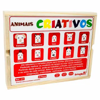 Animais Criativos - BrinqMutti (Ref: 217) 
