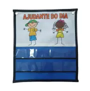 PAINEL AJUDANTE DO DIA - TECIDO EMBORRACHADO