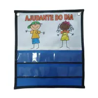 PAINEL AJUDANTE DO DIA - TECIDO EMBORRACHADO