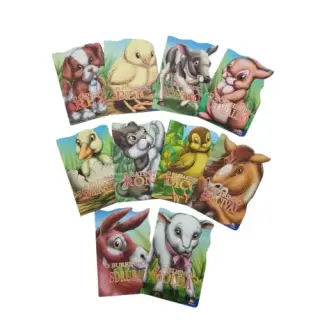 COLEÇÃO ANIMAIS RECORTADOS C/10 LIVROS