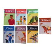 Coleção 7 Livros - Palavras Cruzadas e Sudoku