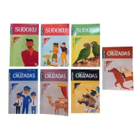 Coleção 7 Livros - Palavras Cruzadas e Sudoku Coleção 7 Livros - Palavras Cruzadas e Sudoku