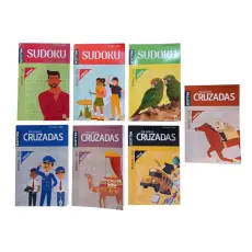 Coleção 7 Livros - Palavras Cruzadas e Sudoku Coleção 7 Livros - Palavras Cruzadas e Sudoku
